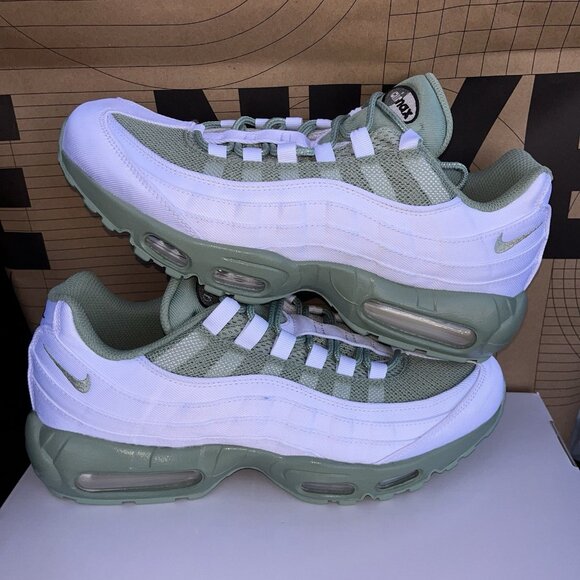 NEW Nike Air Max 95 Nike By You “Honeydew”  Green White DM1182-991 Men Size 10.5 - Picture 3 of 8